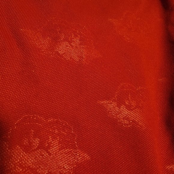 Adidas Women Originals x Fiorucci Jacquard Trefoil Red Mini Skirt 3 Stripes (S) - Picture 9 of 9
